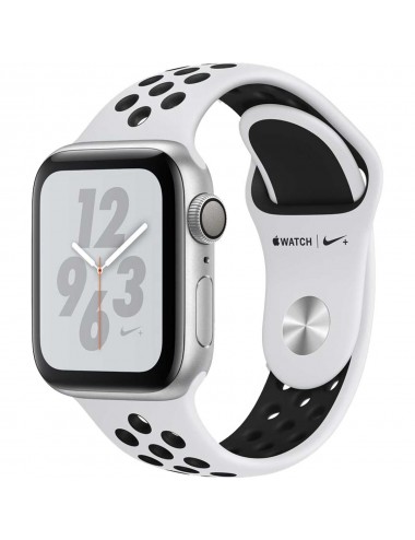 Acc. Bracelet Apple Watch Series 4 16GB silver 40mm Alu black Nike sport loop