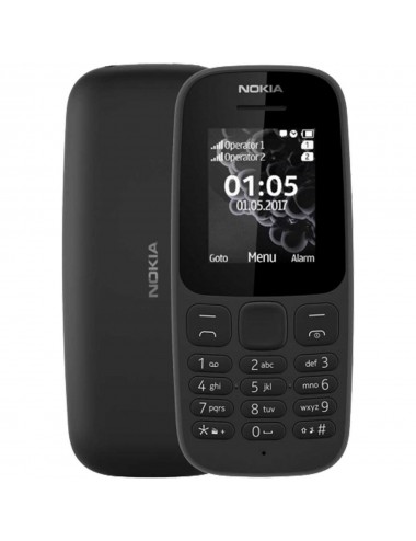 Nokia 105 (2017) Dual-SIM black EU
