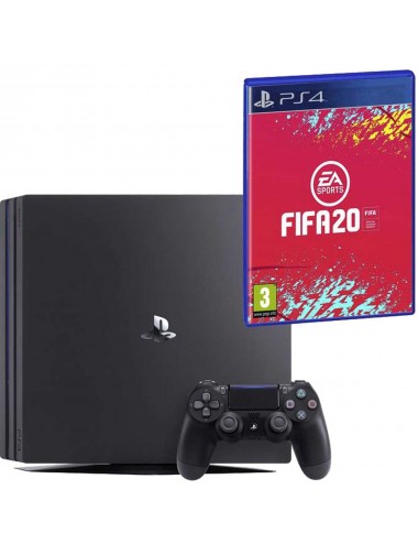 Console Playstation 4 Pro 1TB black includes FIFA 20