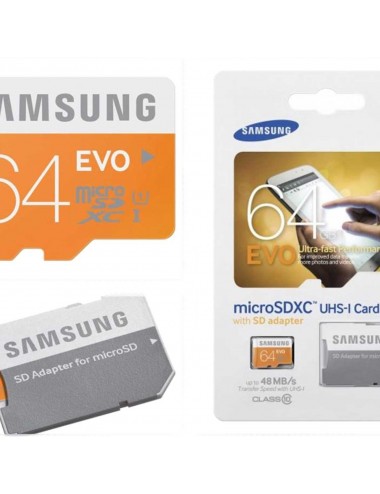 Acc. MemoryCard microSD Samsung Class 10 64GB