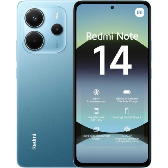 Xiaomi Redmi Note 14 6-128GB Ocean Blue EU