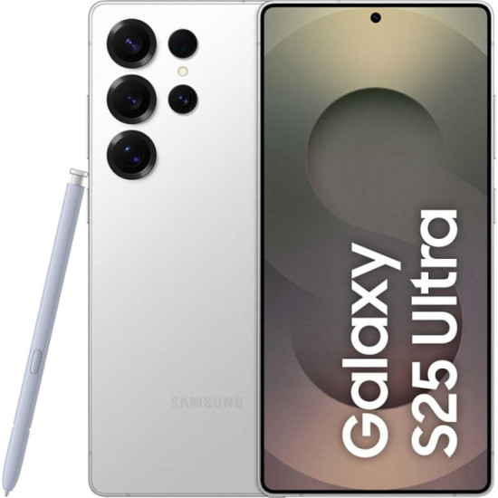 Samsung Galaxy S25 Ultra Dual Sim 12GB RAM 512GB Titanium White Silver
