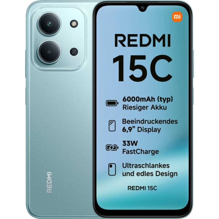 Xiaomi Redmi 15C 4-256GB 5G Mint Green EU