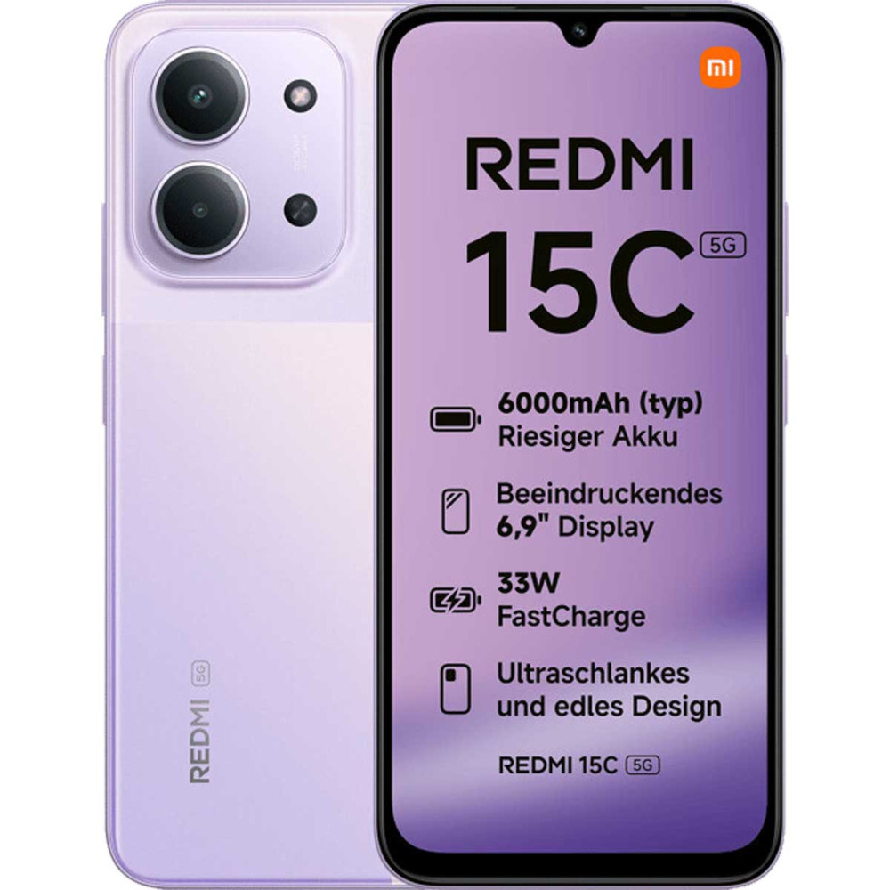 Xiaomi Redmi 15C 4-256GB 5G Dusk Purple EU