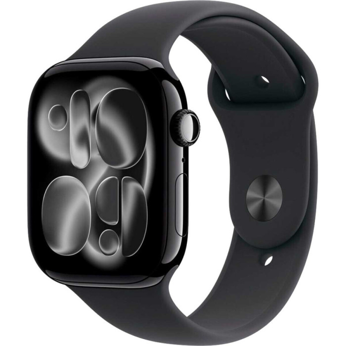 Smartwatch Apple Watch 11 Alu Case 46mm Jet Black Sports Band Black M-L EU