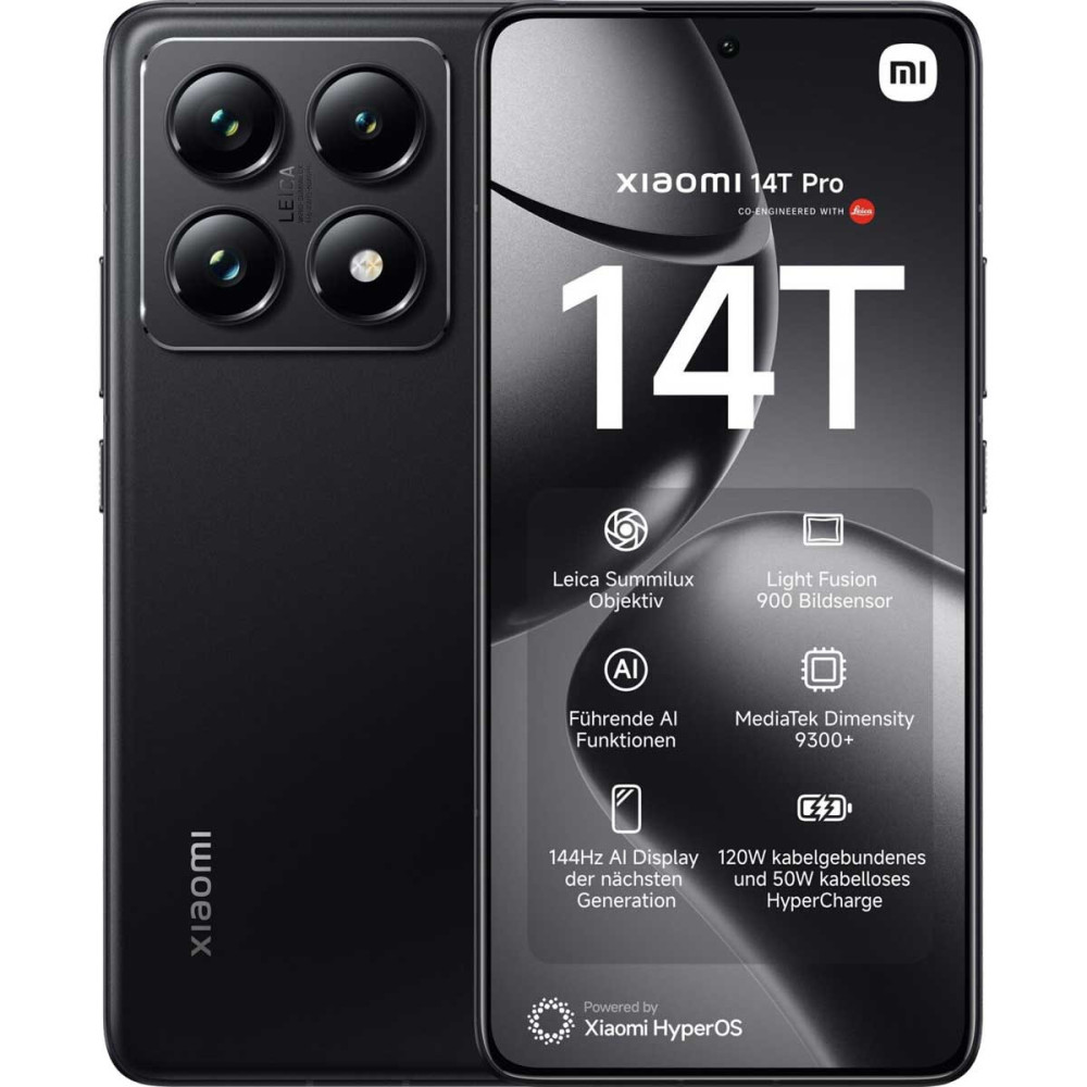 Xiaomi 14T Pro 12-512GB 5G black EU
