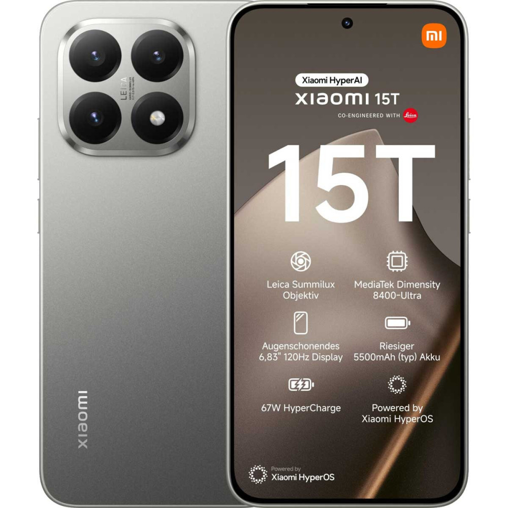 Xiaomi 15T 12-512GB 5G Gray EU