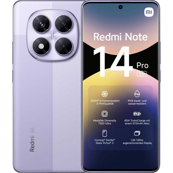 Xiaomi Note 14 Pro 5G 8-256 Lavender Purple EU