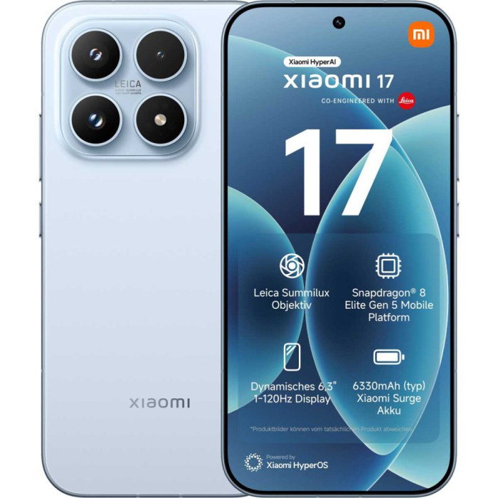 Xiaomi 17 12-512GB 5G Blue EU